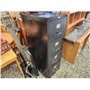Image 2 : 442 -- FOUR DRAWERED DEEP FILING CABINET WITH LOCK AND KEY
