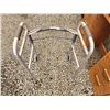 Image 1 : 446 -- GUARDIAN FOLDING WALKER WITH WHEELS ON FRONT AND PAIR OF WALKING POLES