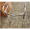 Image 2 : 446 -- GUARDIAN FOLDING WALKER WITH WHEELS ON FRONT AND PAIR OF WALKING POLES