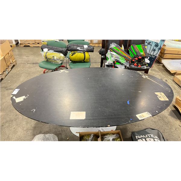 MID CENTURY MODERN INSPIRED SAARINEN TABLE W/ TULIP BASE *WEAR & STICKERS PRESENT*