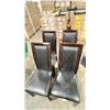 Image 1 : GROUP OF 4 MAHOGANY FINISH DINING CHAIRS