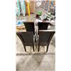 Image 2 : GROUP OF 4 MAHOGANY FINISH DINING CHAIRS