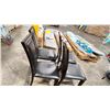 Image 3 : GROUP OF 4 MAHOGANY FINISH DINING CHAIRS