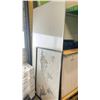 Image 2 : NEW IN CRATE RECEPTION COUNTER, LARGE OFFICE WHITEBOARD AND FRAMED PRINT ON CANVAS MAP