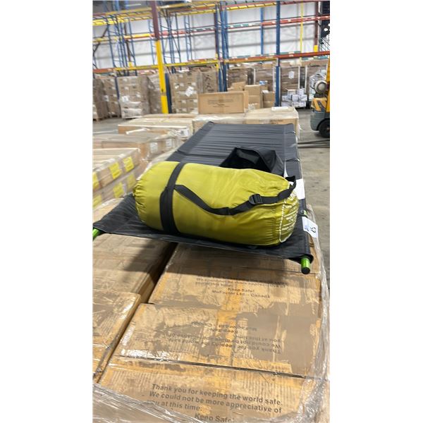 DENALI FOLDABLE COT AND DENALI CHUGIAK SLEEPING BAG