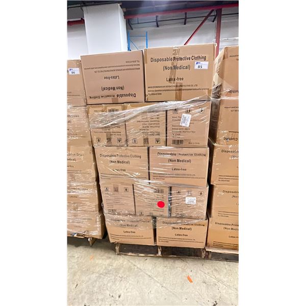 1 PALLET OF DISPOSABLE PROTECTIVE GOWNS (NON MEDICAL) - APPROX. 30 BOXES PER PALLET/120 PCS. PER BOX
