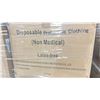 Image 2 : 1 PALLET OF DISPOSABLE PROTECTIVE GOWNS (NON MEDICAL) - APPROX. 30 BOXES PER PALLET/120 PCS. PER BOX
