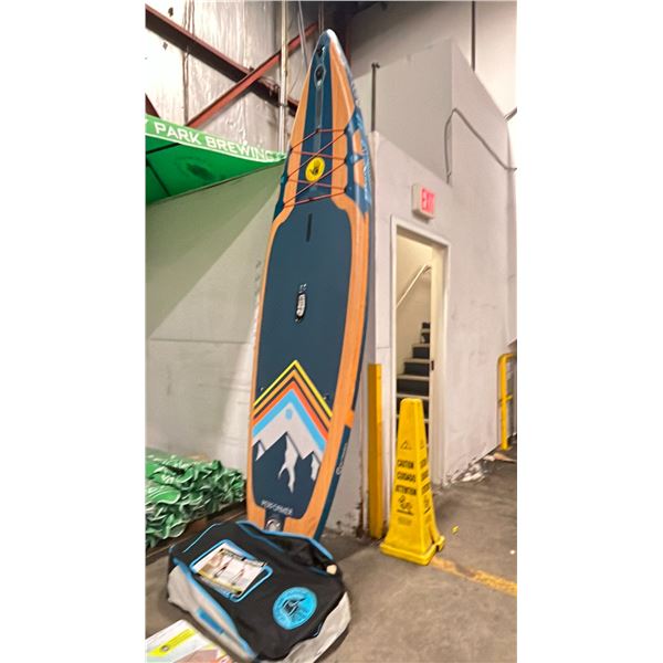 BODY GLOVE PERFORMER SERIES INFLATABLE PADDLE BOARD W/BAG AND ACCESSORIES