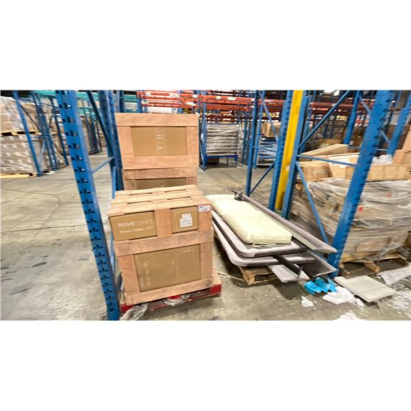 LARGE GROUP OF ROVE CONCEPTS ASSORTED FURNITURE ITEMS ** MOSTLY PARTS AND PIECES**