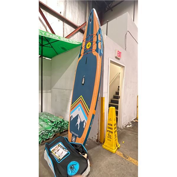 BODY GLOVE PERFORMER SERIES INFLATABLE PADDLE BOARD W/BAG AND ACCESSORIES