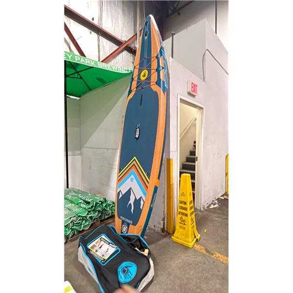 BODY GLOVE PERFORMER SERIES INFLATABLE PADDLE BOARD W/BAG AND ACCESSORIES
