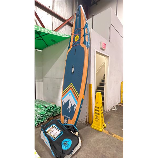 BODY GLOVE PERFORMER SERIES INFLATABLE PADDLE BOARD W/BAG AND ACCESSORIES