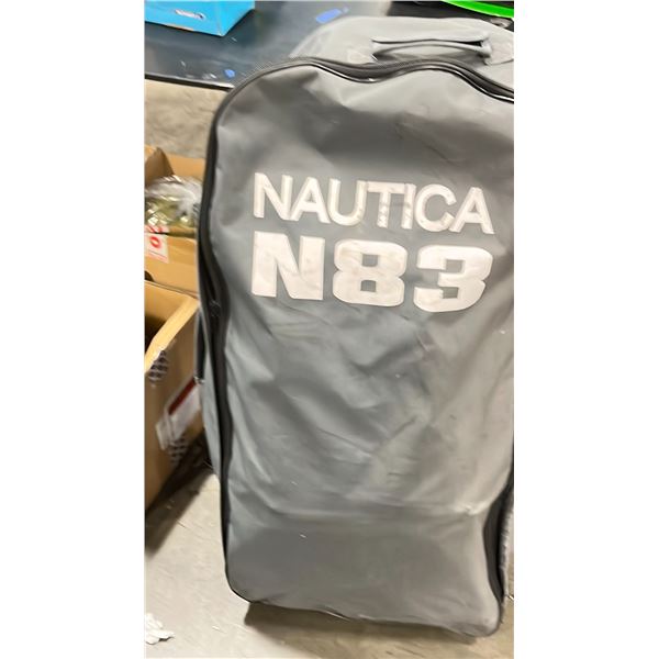 NAUTICA MODEL N83 INFLATABLE PADDLE BOARD W/BAG AND ACCESSORIES