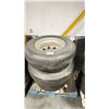Image 2 : 4 SEMI TRUCK/TRACTOR TIRES *SOME WITH RIMS*
