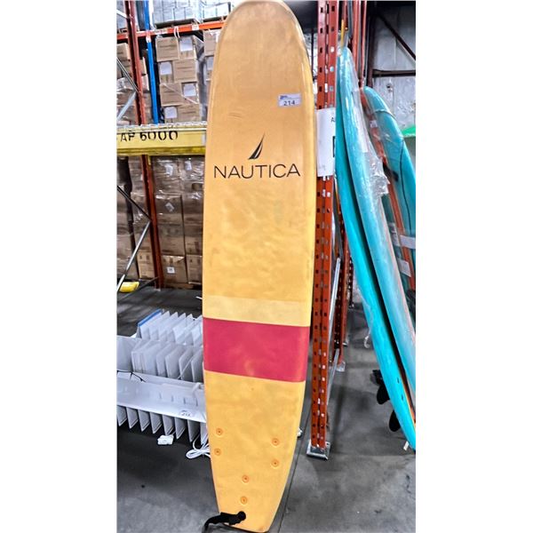 NAUTICA MODEL PITCH FOAMIE SURFBOARD TANGERINE