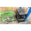 Image 1 : EMERGENCY EYEWASH STATION, RETAIL DISPLAYS AND 2 DRAWER BLACK FILING CABINET