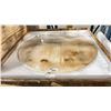 Image 1 : 7 ROUND MARBLE 4FT DIAMETER TABLE TOPS IN WOODEN CRATES