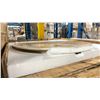 Image 2 : 7 ROUND MARBLE 4FT DIAMETER TABLE TOPS IN WOODEN CRATES