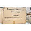 Image 2 : 10 PALLETS OF DISPOSABLE ISOLATION GOWNS (NON MEDICAL) -APPROX. 30 BOXES PER PALLET/120 PCS. PER BOX