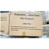 Image 2 : 10 PALLETS OF DISPOSABLE ISOLATION GOWNS (NON MEDICAL) -APPROX. 30 BOXES PER PALLET/120 PCS. PER BOX