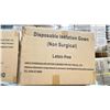 Image 2 : 10 PALLETS OF DISPOSABLE ISOLATION GOWNS (NON MEDICAL) -APPROX. 30 BOXES PER PALLET/120 PCS. PER BOX