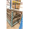 Image 2 : GROUP OF 4 STEEL CAGE PALLETS AND 1 STACK RACK