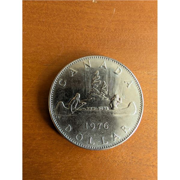 1976 Canadian Dollar $1.00 Coin