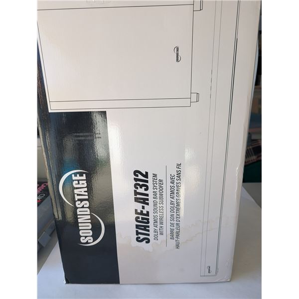 Sound Stage AT 312 New Soundstage Bluetooth System NIB