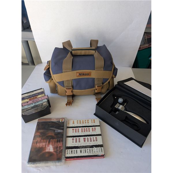 Camera Case Tapes and Bottle Opener