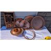 Image 1 : Collection of Solid Copper Trays etc.