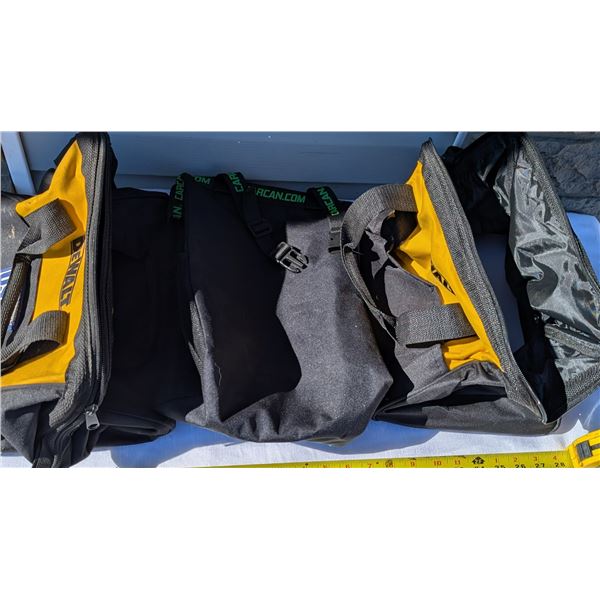 Three Tool Bags Two Dewalt