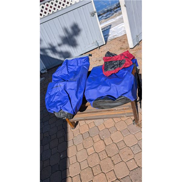Two Waterproof Drybags etc.