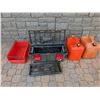 Image 1 : Tool Box / Organizer / Two 5 Gallon Fuel Containers