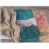 Image 1 : Five Burlap Gunny Sacks Grain and Cabbage