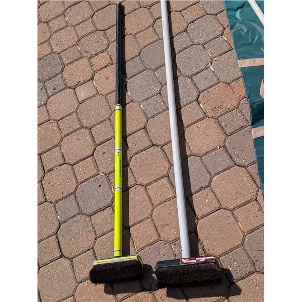 Two Curling Brooms