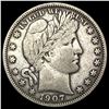 Image 1 : 1907-D Barber Half Dollar LIGHTLY CIRCULATED