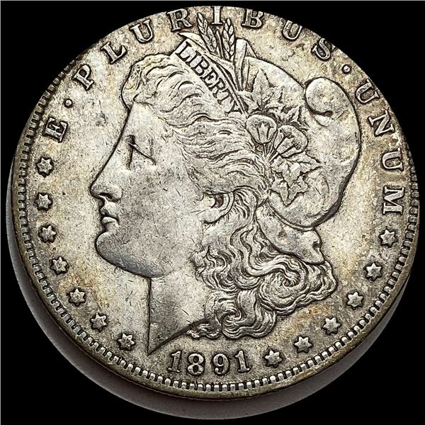 1891-O Silver Morgan Dollar NEARLY UNCIRCULATED