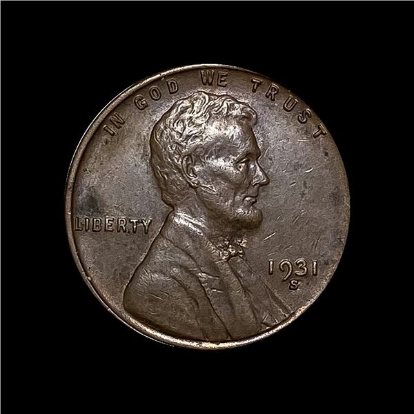 1931-S Lincoln Wheat Cent CLOSELY UNCIRCULATED