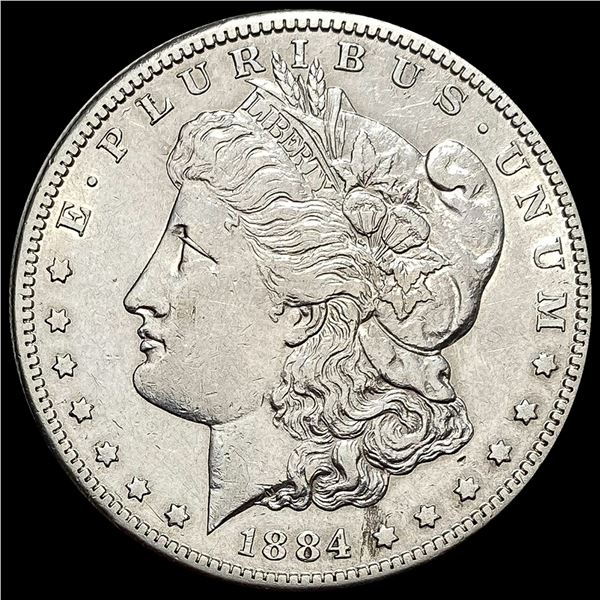 1884-S Silver Morgan Dollar CHOICE AU