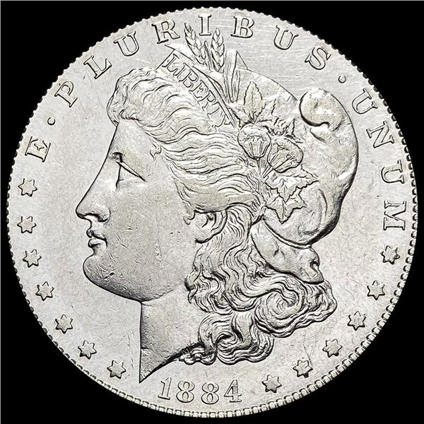 1884-S Silver Morgan Dollar CHOICE AU