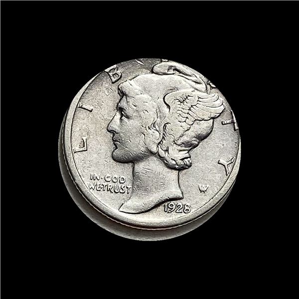 1928-S Silver Mercury Dime NEARLY UNCIRCULATED