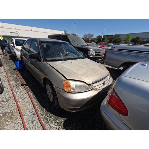 HONDA CIVIC 2003 SALV T/DONATION