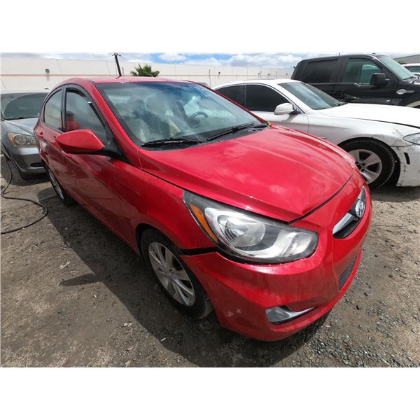HYUNDAI ACCENT 2012 O/S T-DONATION