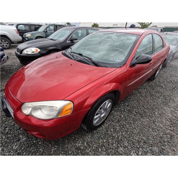 CHRYSLER SEBRING 2006 T-DONATION