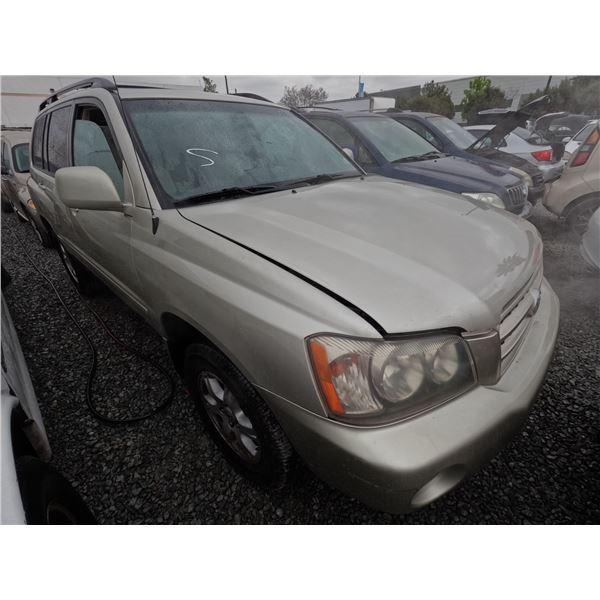 TOYOTA HIGHLANDER 2003 T-DONATION