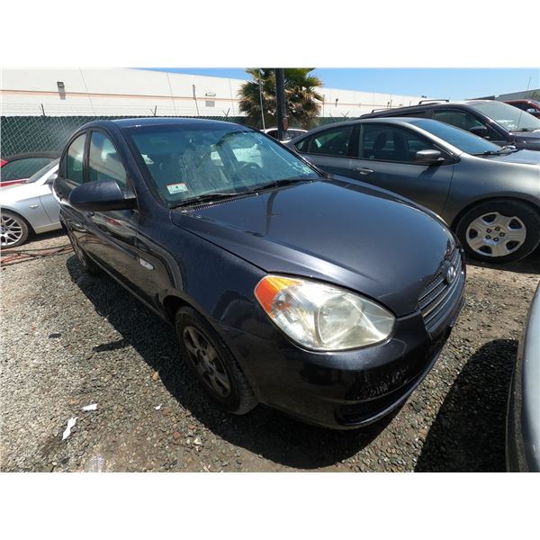 HYUNDAI ACCENT 2007 O/S T-DONATION