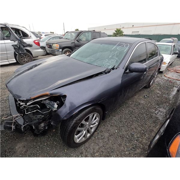 INFINITI G35 2008 SALV T/DONATION