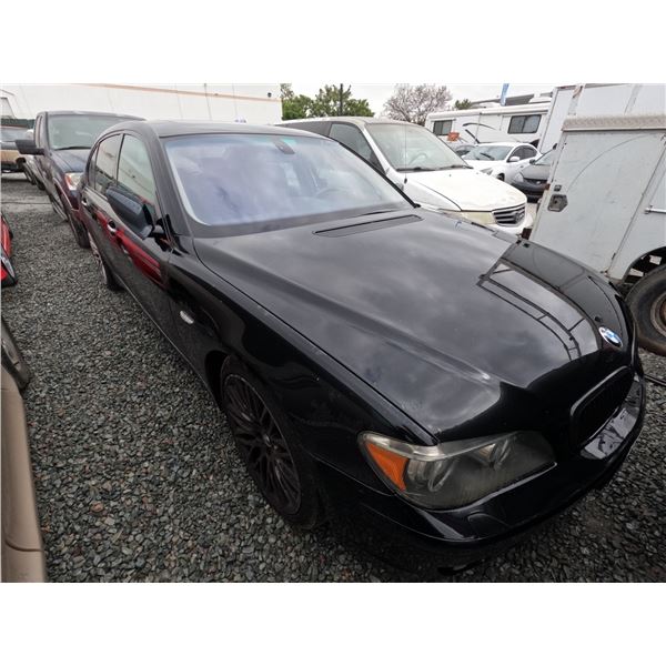 BMW 750LI 2007 SALV T/DONATION