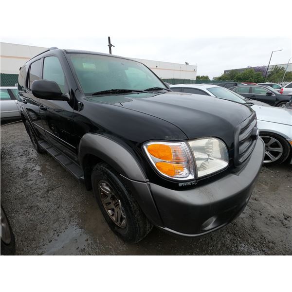 TOYOTA SEQUOIA 2003 SALV T/DONATION