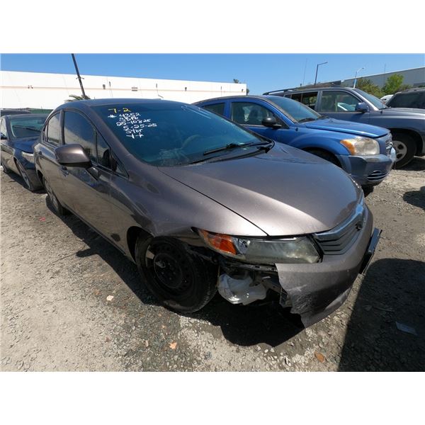 HONDA CIVIC 2012 T-DONATION